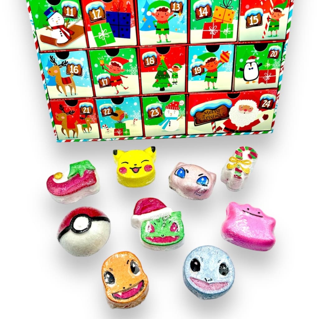 Catch ‘Em All Christmas Bath Bomb Advent Calendar - advent