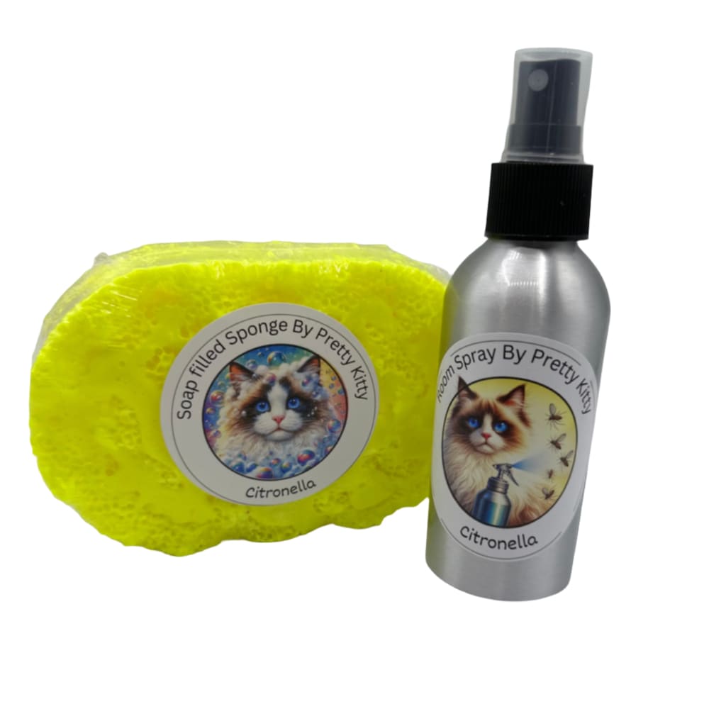Citronella Soap Sponge and Room Spray Holiday Essentials