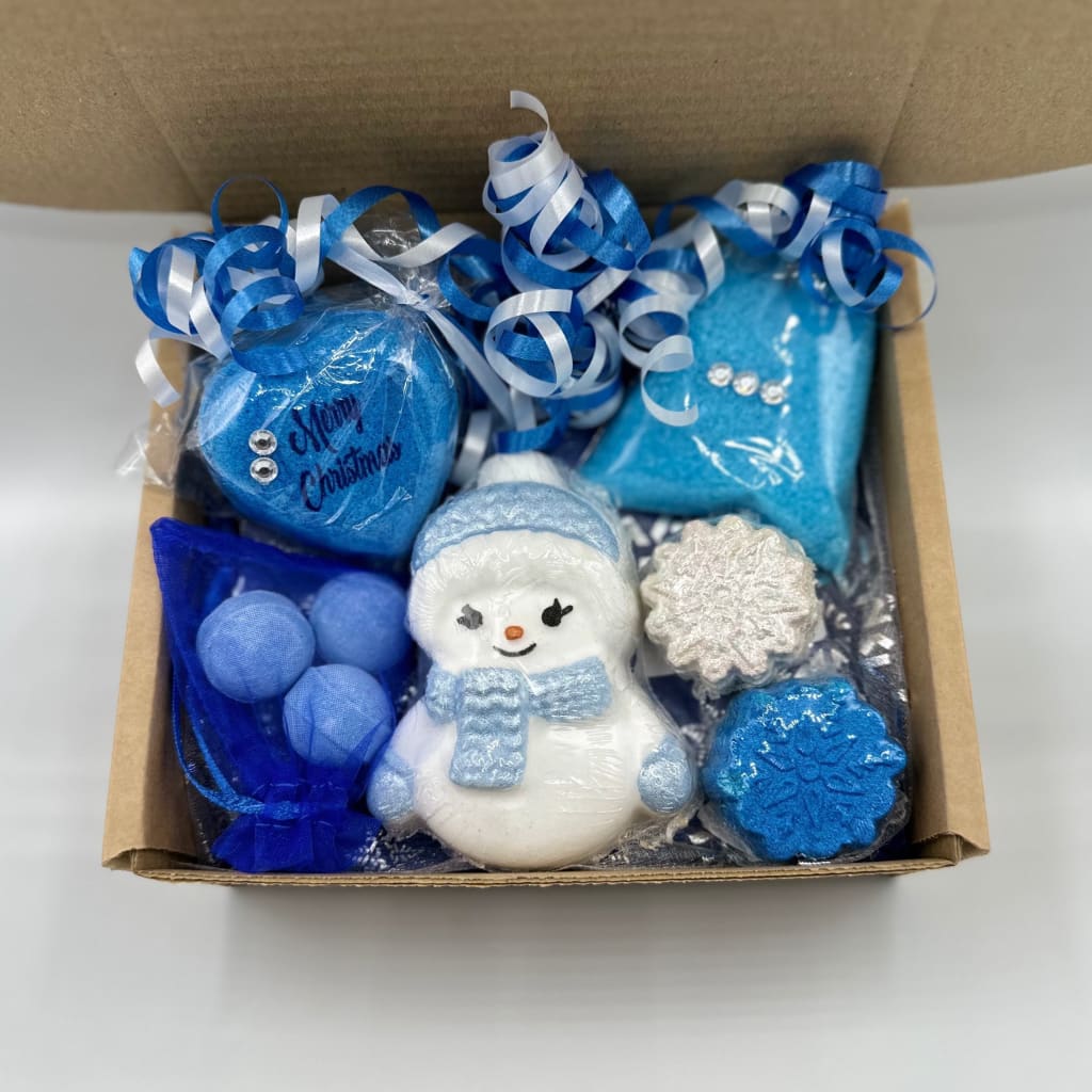 Cute Snowman Christmas Bath Bomb Gift Set - Christmas bath