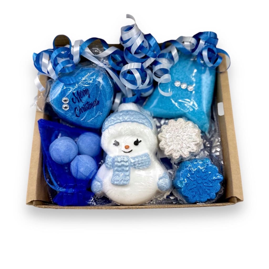 Cute Snowman Christmas Bath Bomb Gift Set - Christmas bath