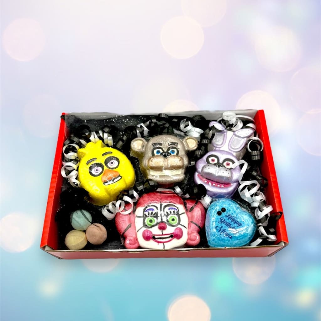 FNAF Birthday Bath Bomb Gift Set - Birthday bath bombs