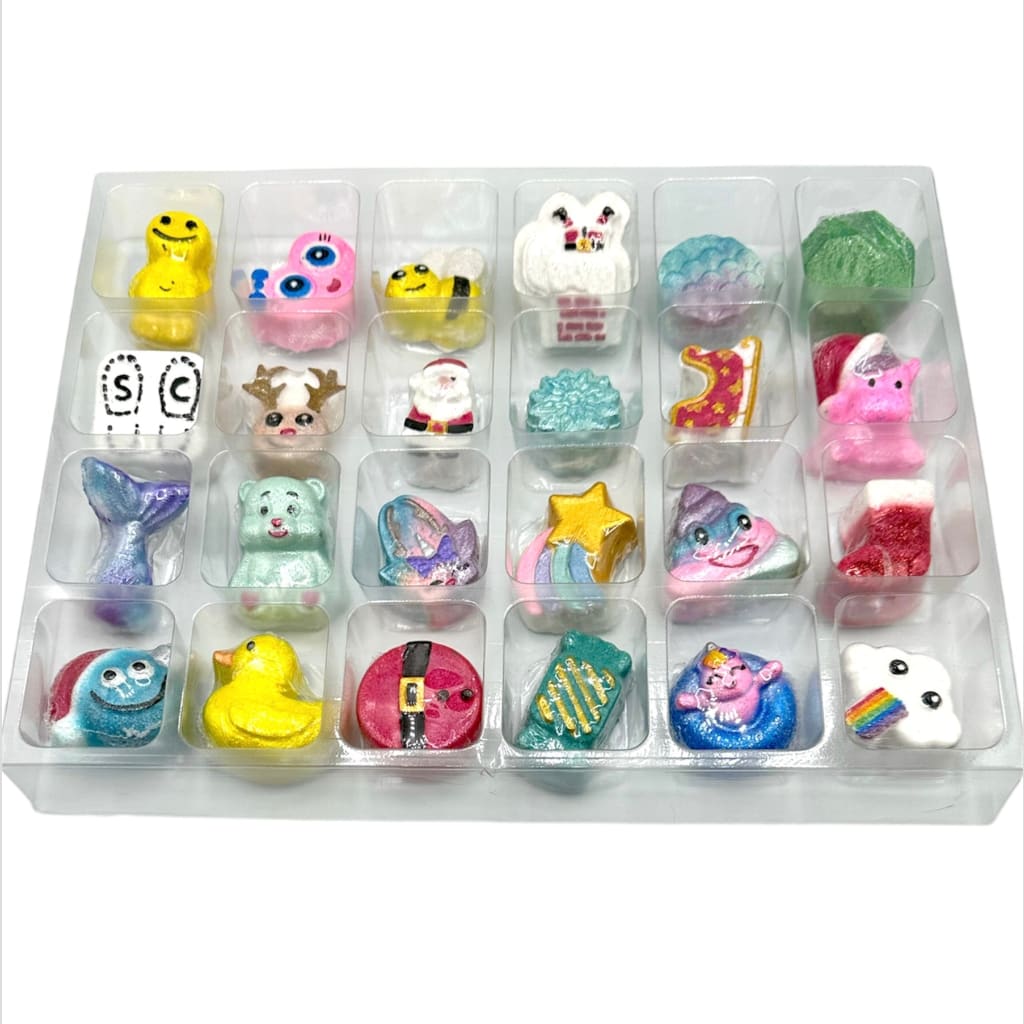 Girls Magical Unicorn Christmas Bath Bomb Advent Calendar -