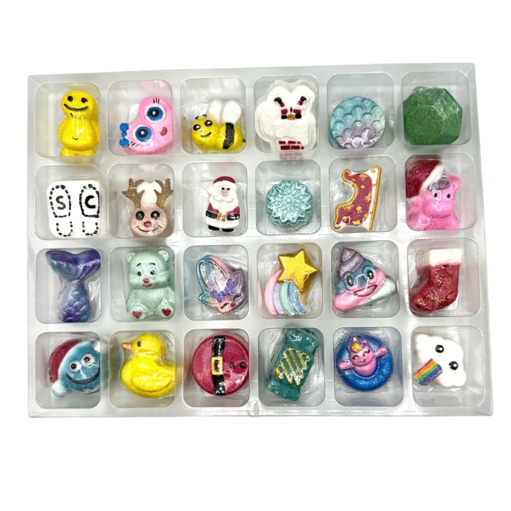 Girls Magical Unicorn Christmas Bath Bomb Advent Calendar -