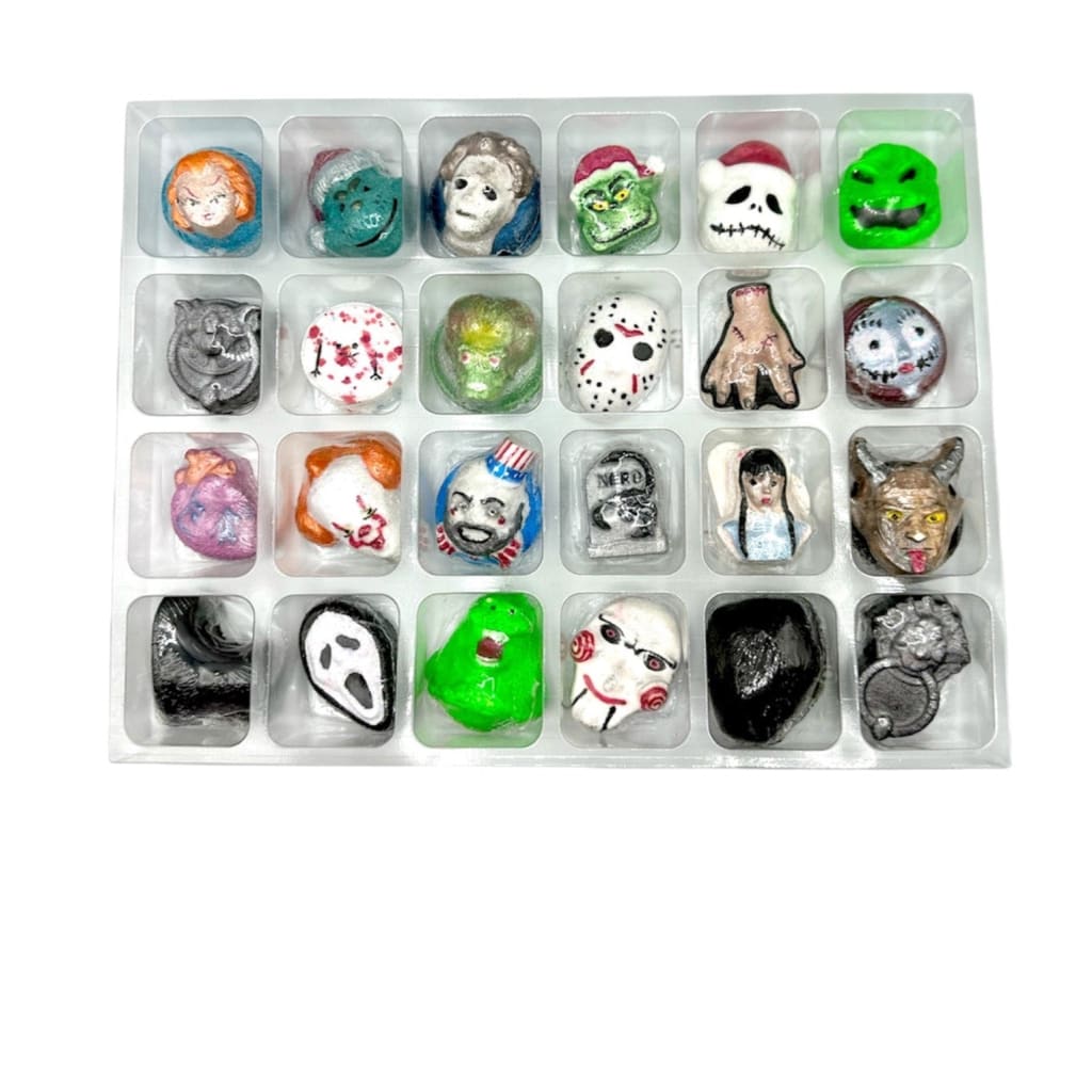 Horror Movies Christmas Bath Bomb Advent Calendar - advent