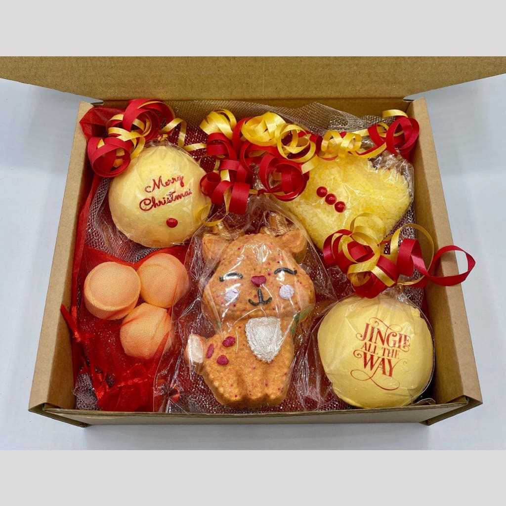 Rudolph Christmas Bath Bomb Gift Set - Christmas bath bombs