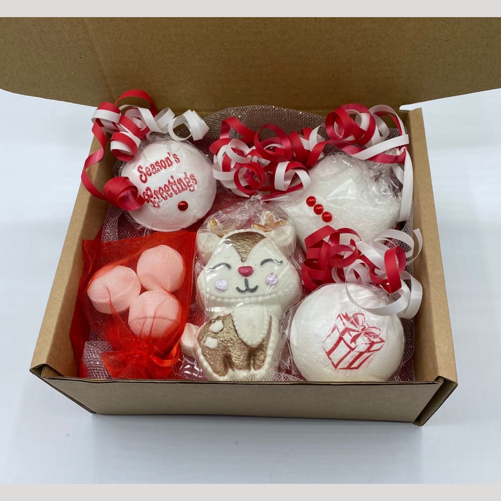 Rudolph Christmas Bath Bomb Gift Set - Christmas bath bombs