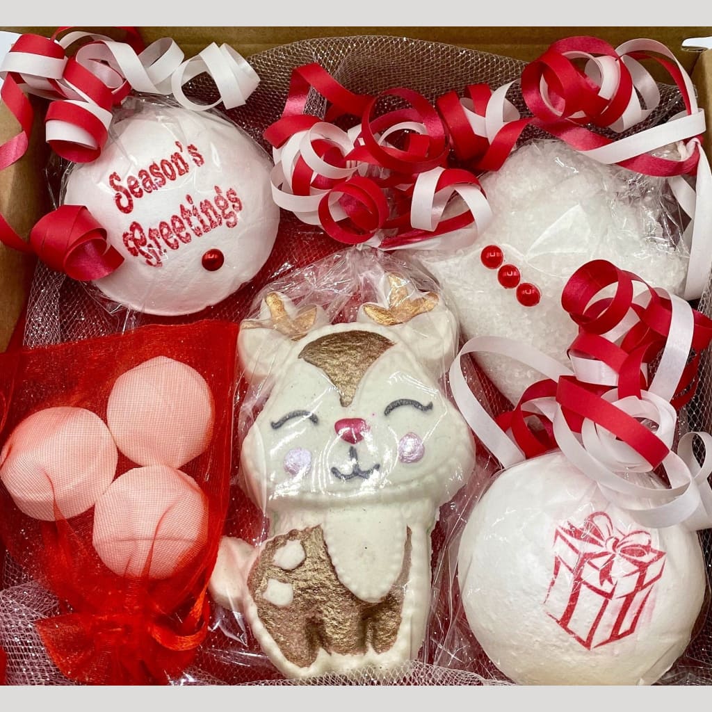 Rudolph Christmas Bath Bomb Gift Set - Christmas bath bombs