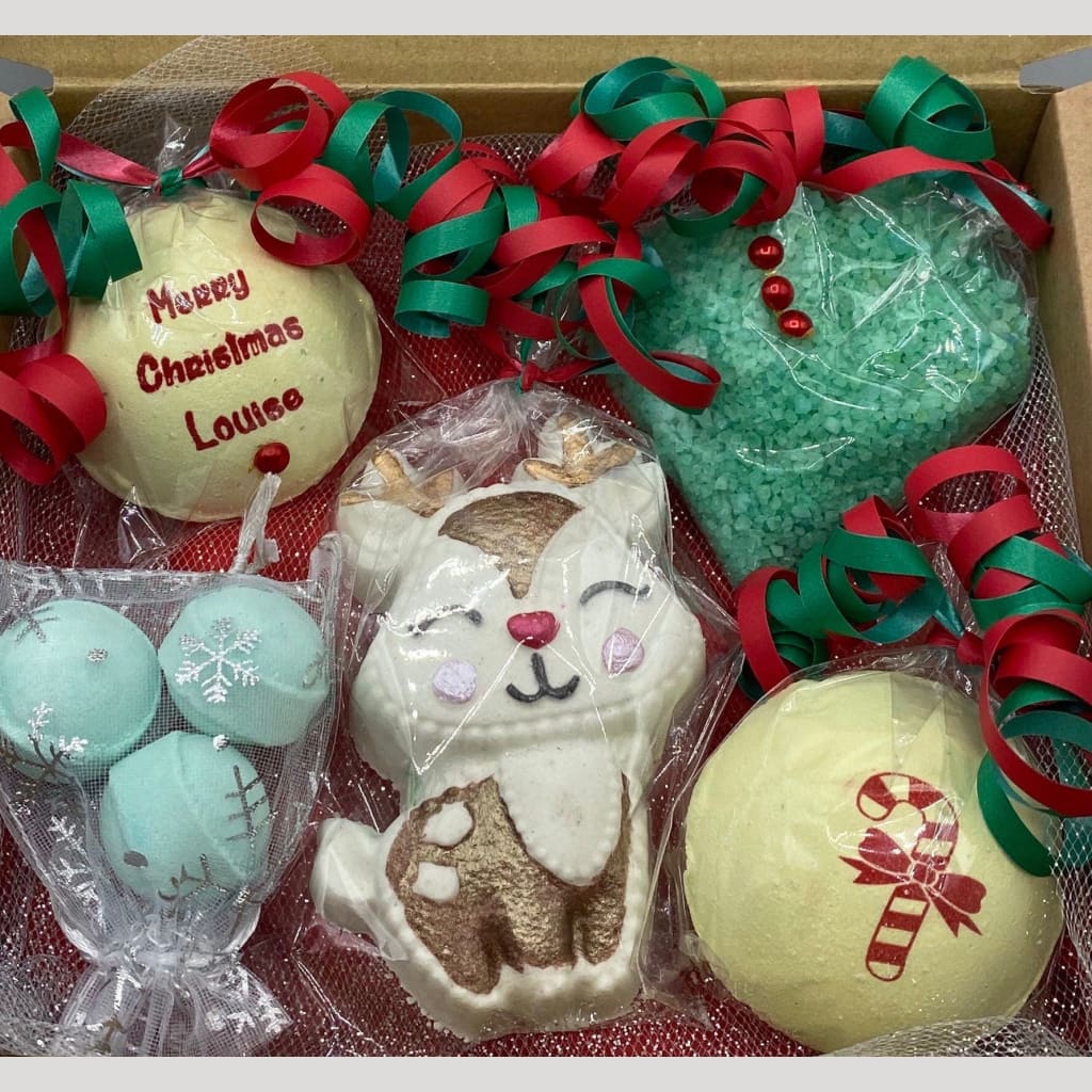 Rudolph Christmas Bath Bomb Gift Set - Christmas bath bombs
