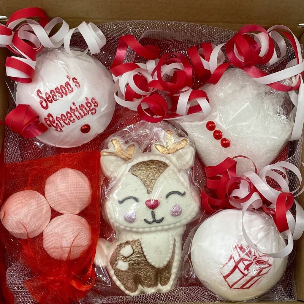 Rudolph Christmas Bath Bomb Gift Set - Christmas bath bombs