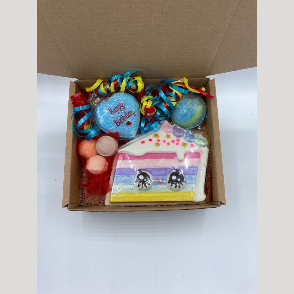 Birthday Cake bath bomb gift set - Birthday