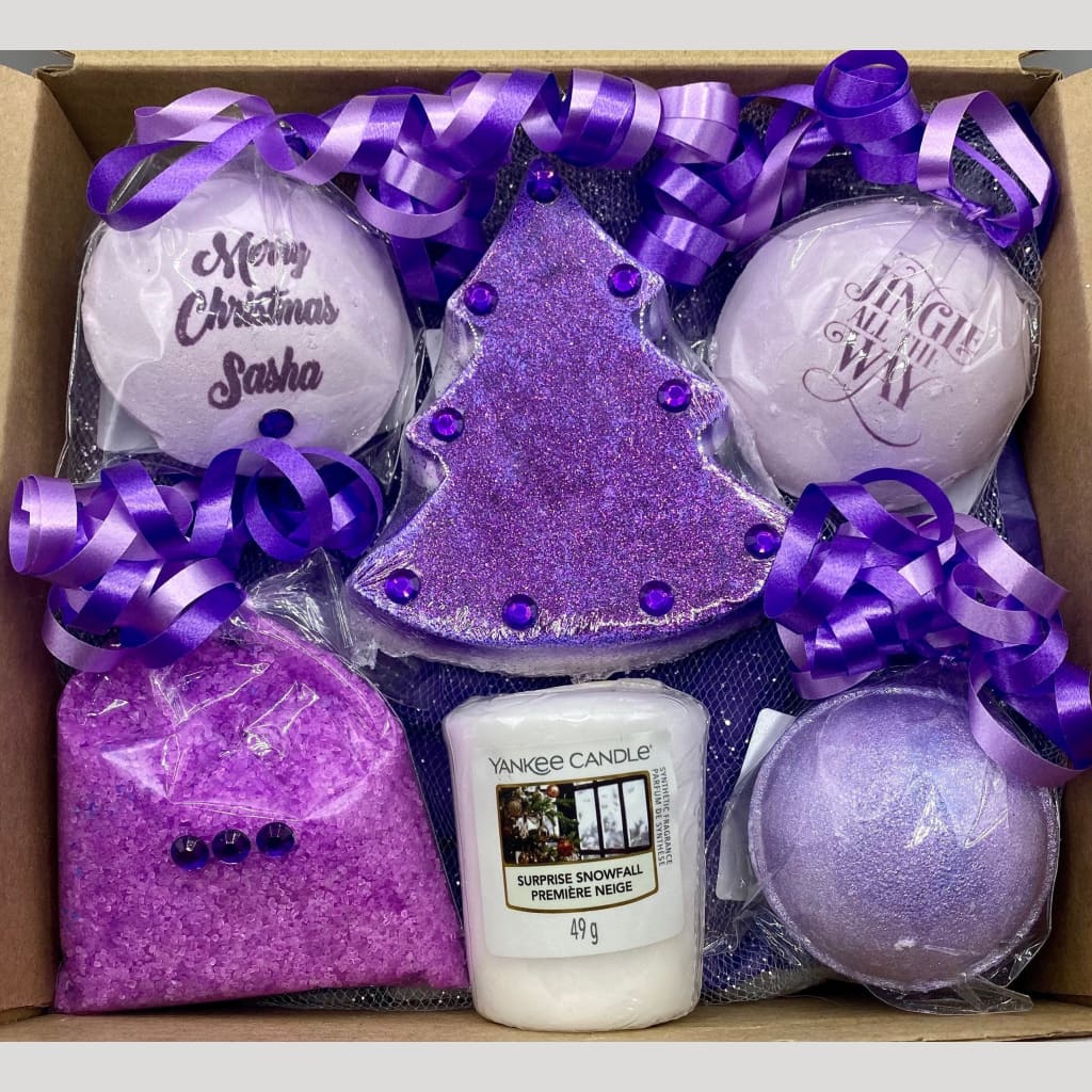 Christmas bath bomb gift set. - Christmas bath bombs