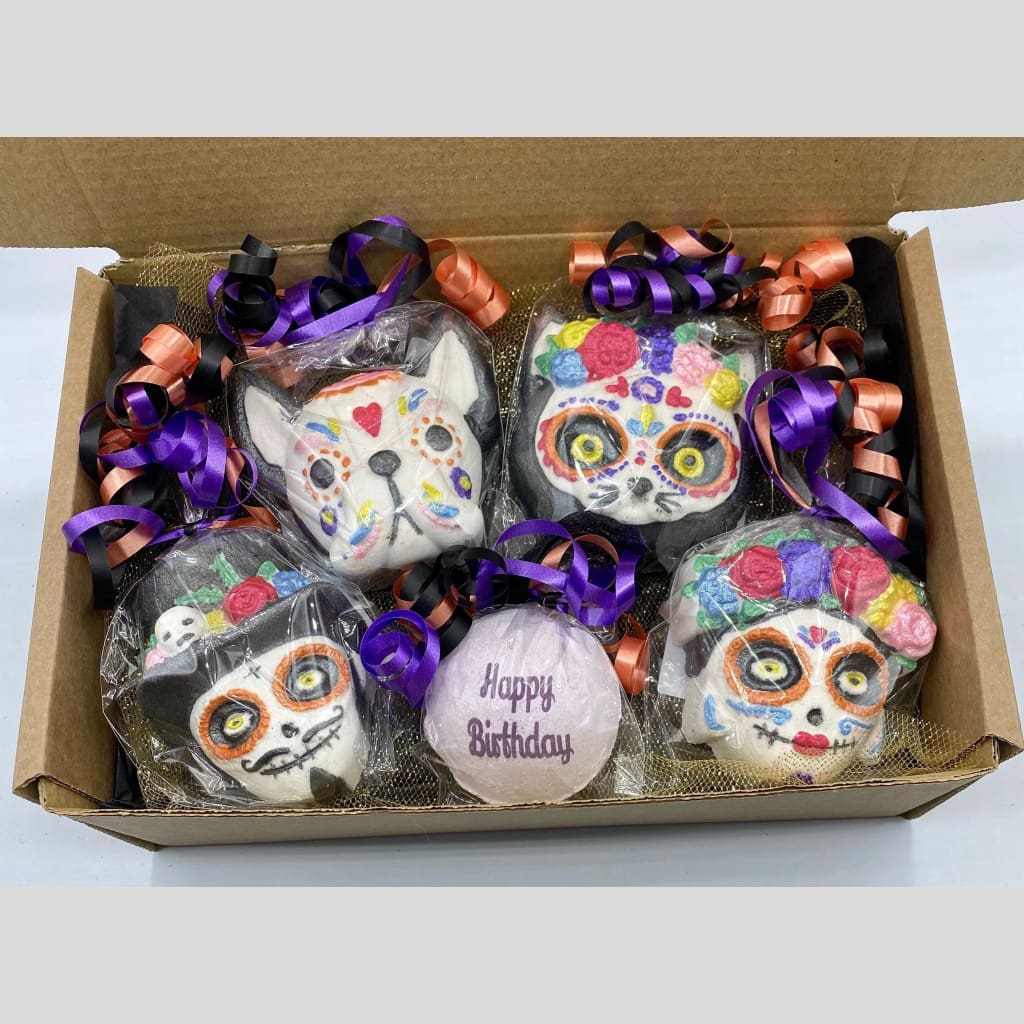 Day of the Dead Birthday Bath Bomb Gift Set - Birthday