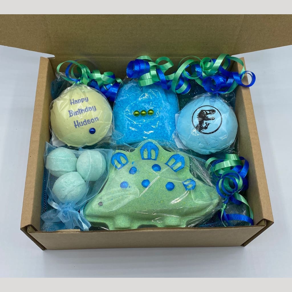 Dinosaur Bath Bomb Gift set - Birthday