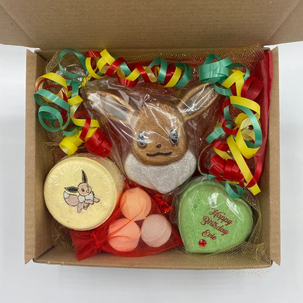 Eevee Birthday Bath Bomb Gift Set - Birthday