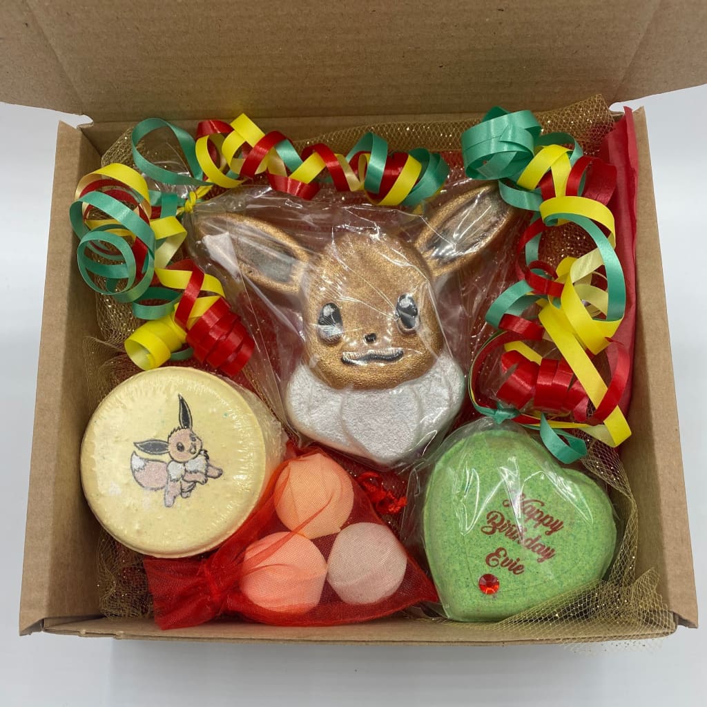 Eevee Birthday Bath Bomb Gift Set - Birthday