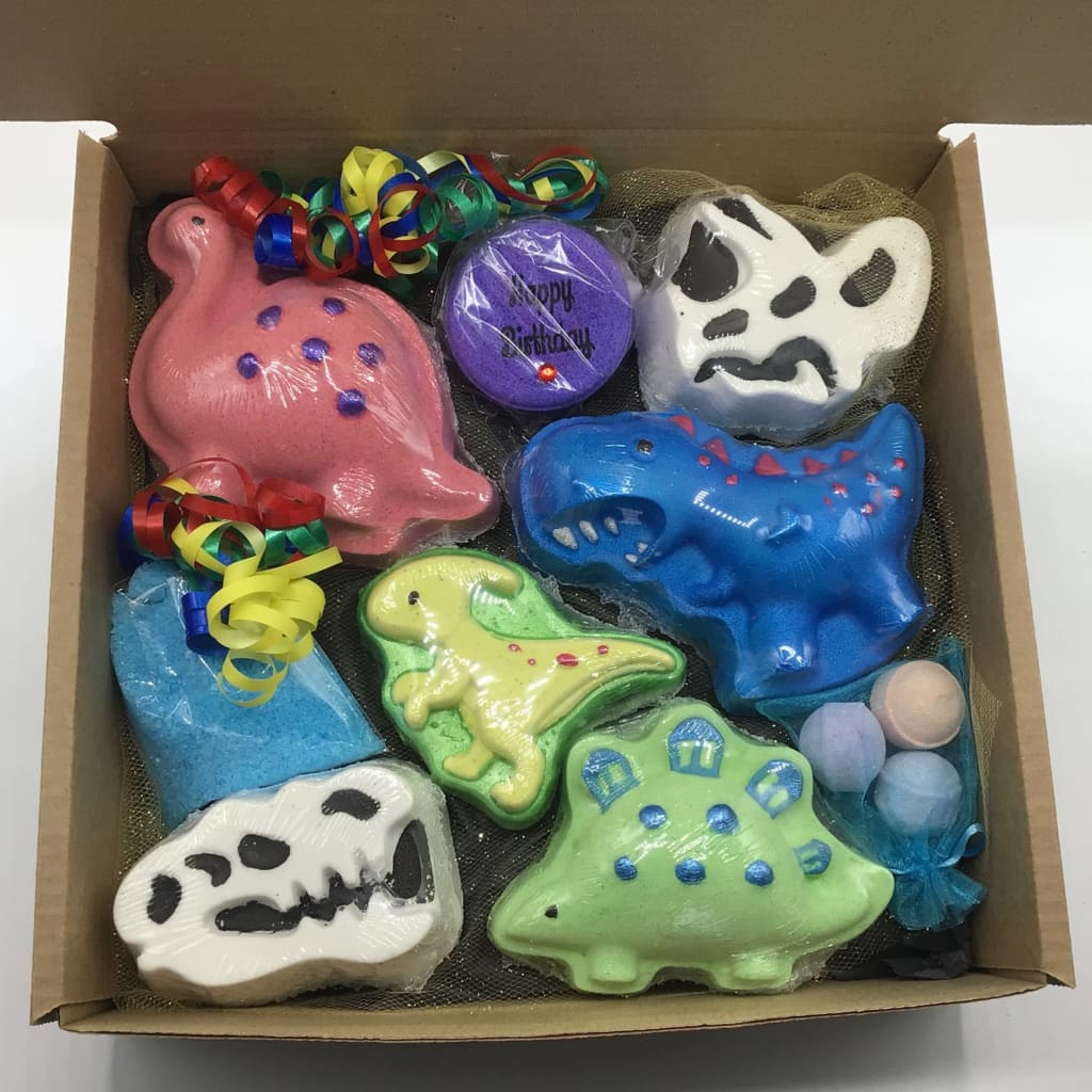 Extra large Dinosaur Bath Bomb Gift set - Birthday