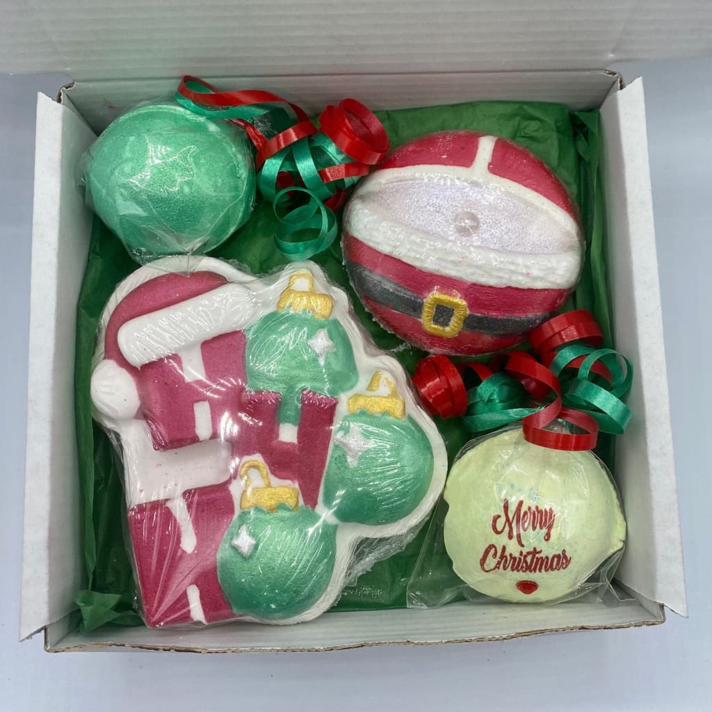 Ho Ho Ho Christmas Bath Bomb Gift Set - Christmas bath bombs