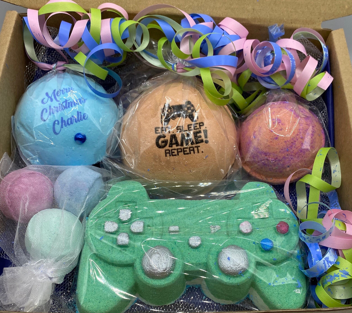 The Gamers Christmas Bath Bomb Gift Set