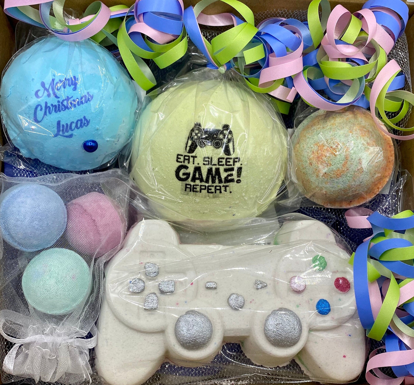 The Gamers Christmas Bath Bomb Gift Set