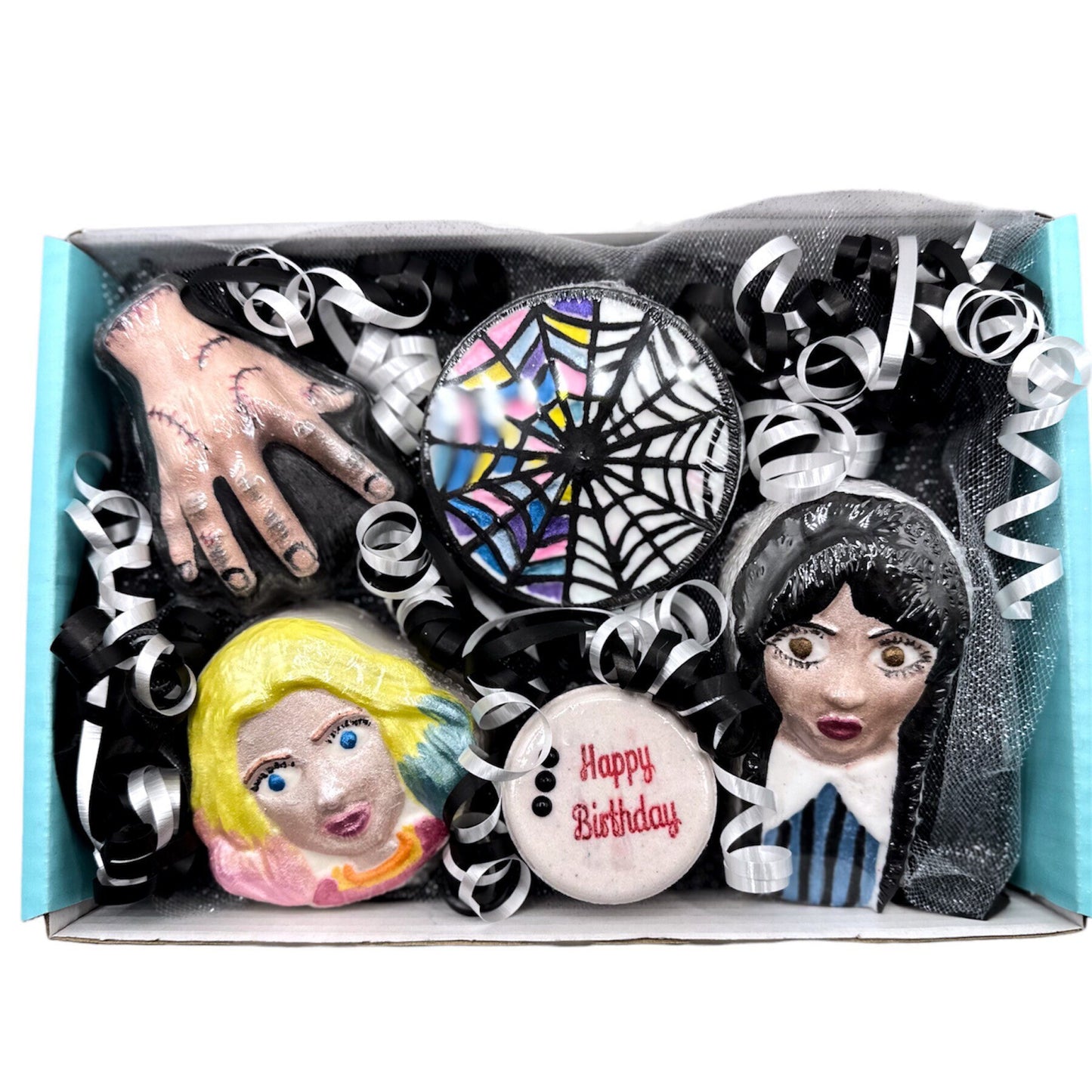 Wednesday birthday bath bomb gift set.