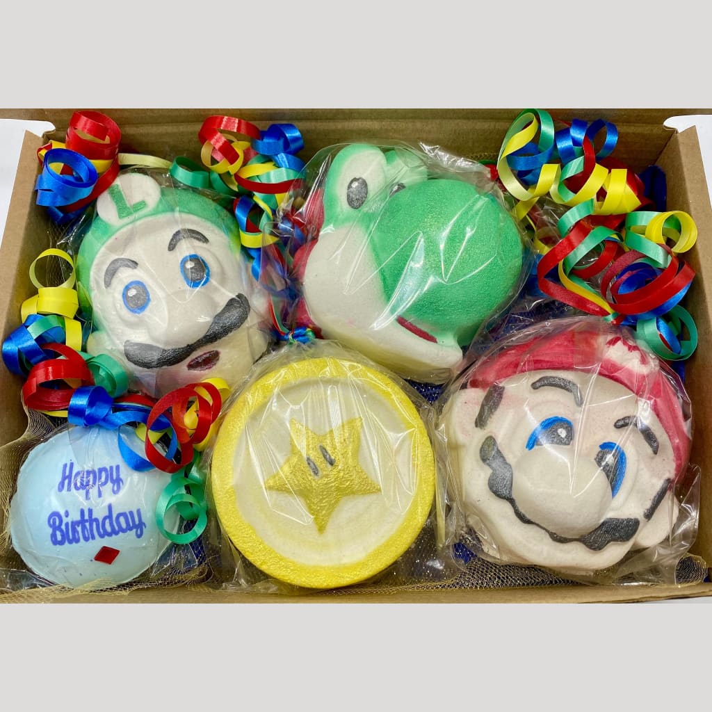 It’s-a-me Mario birthday bath bomb gift set. - Birthday