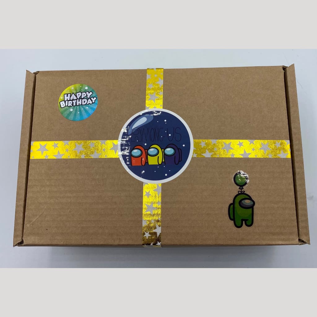 Large Among us inspired hidden gift birthday bath bomb gift