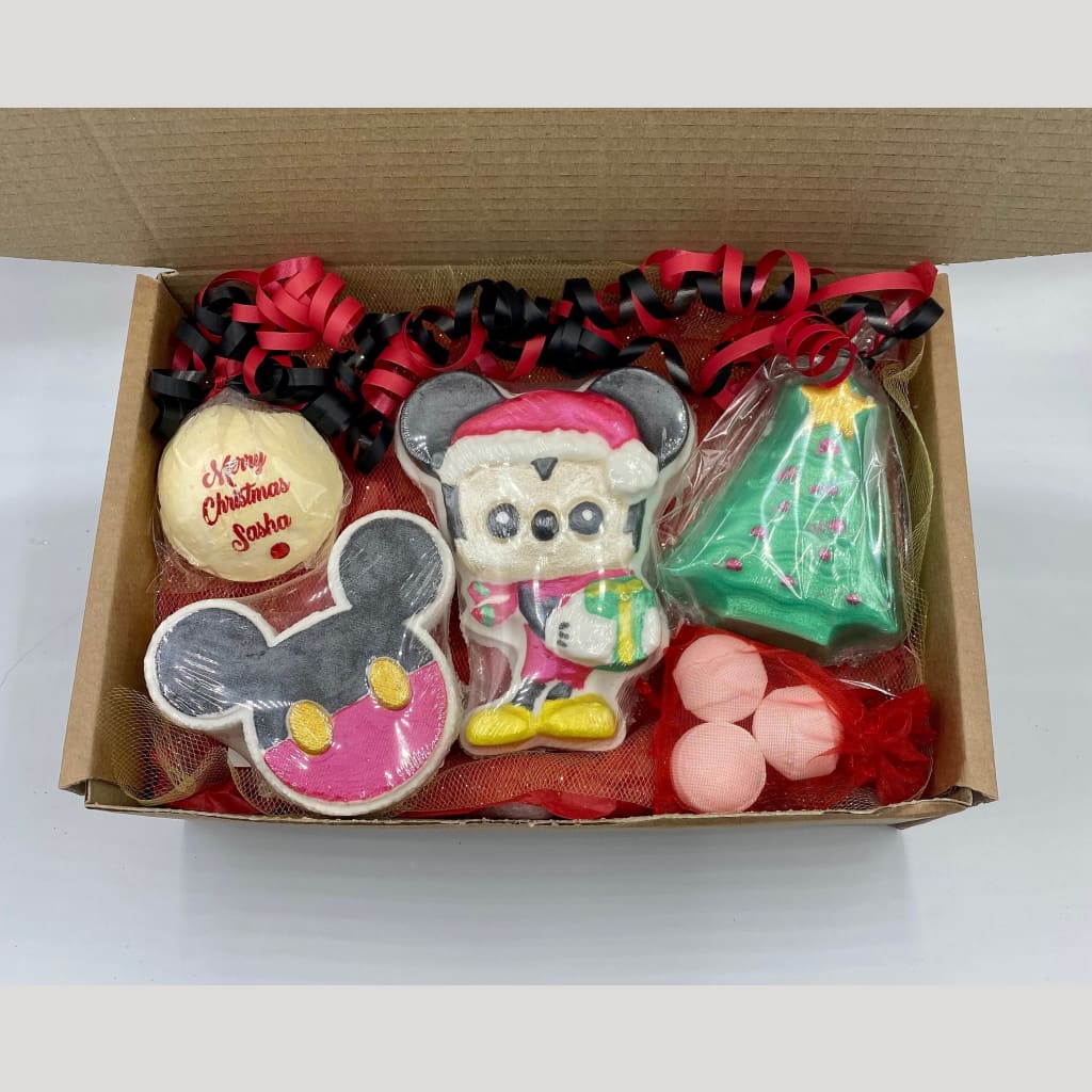 Merry Christmouse bath bomb gift set. - Christmas bath bombs