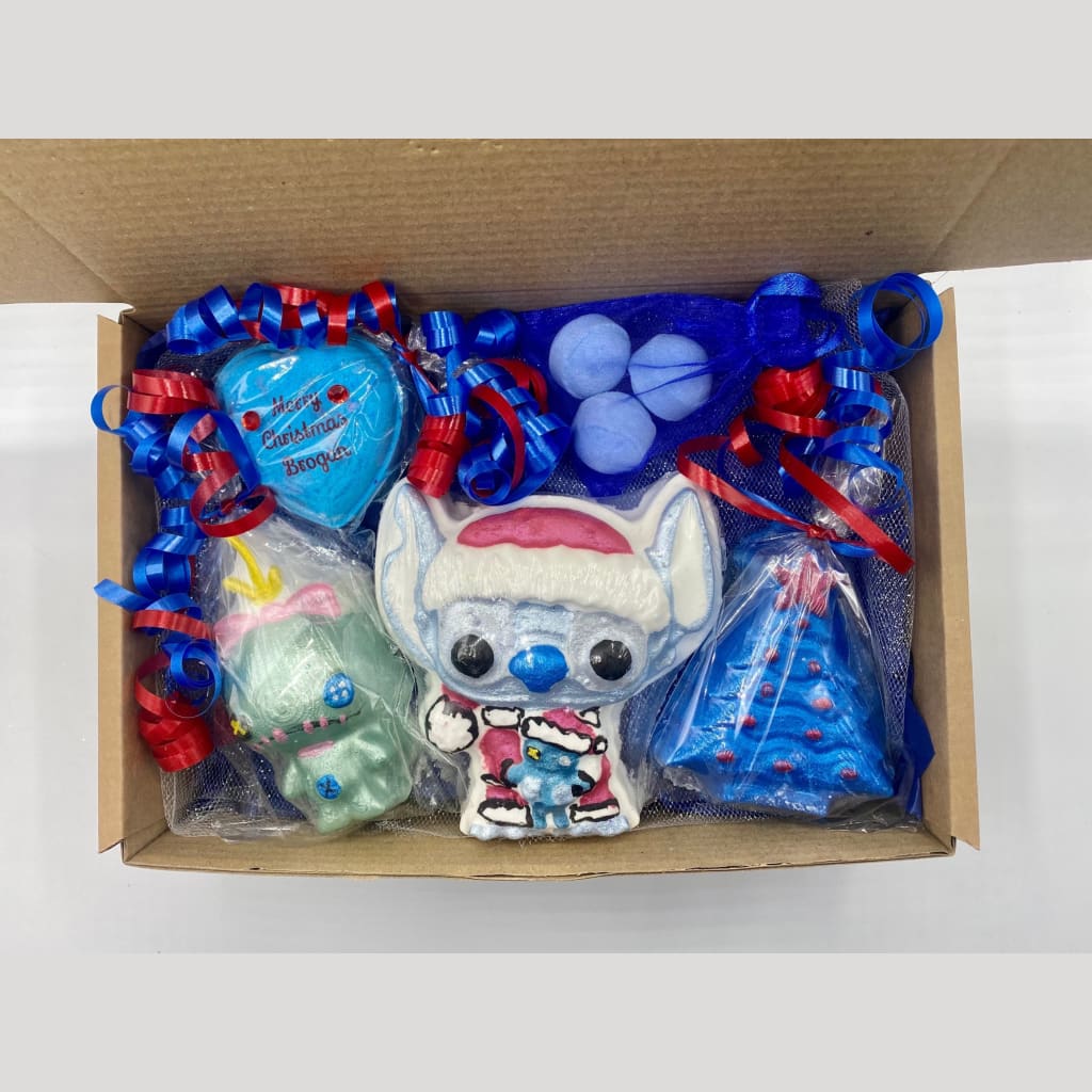 Stitch Christmas Bath Bomb Gift Set - Christmas bath bombs