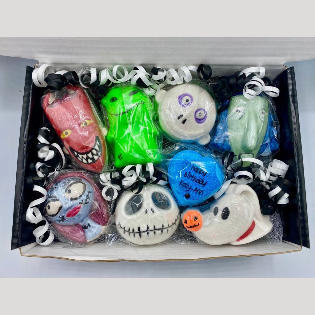 The Pumpkin King large birthday bath bomb gift set -