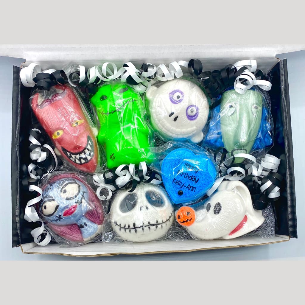 The Pumpkin King large birthday bath bomb gift set -