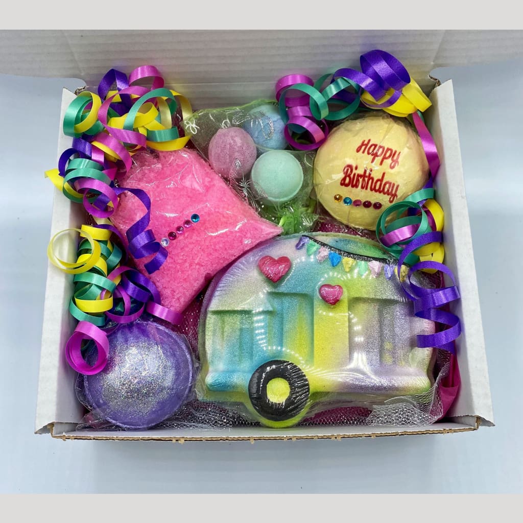 Van Life birthday bath bomb gift set - Birthday