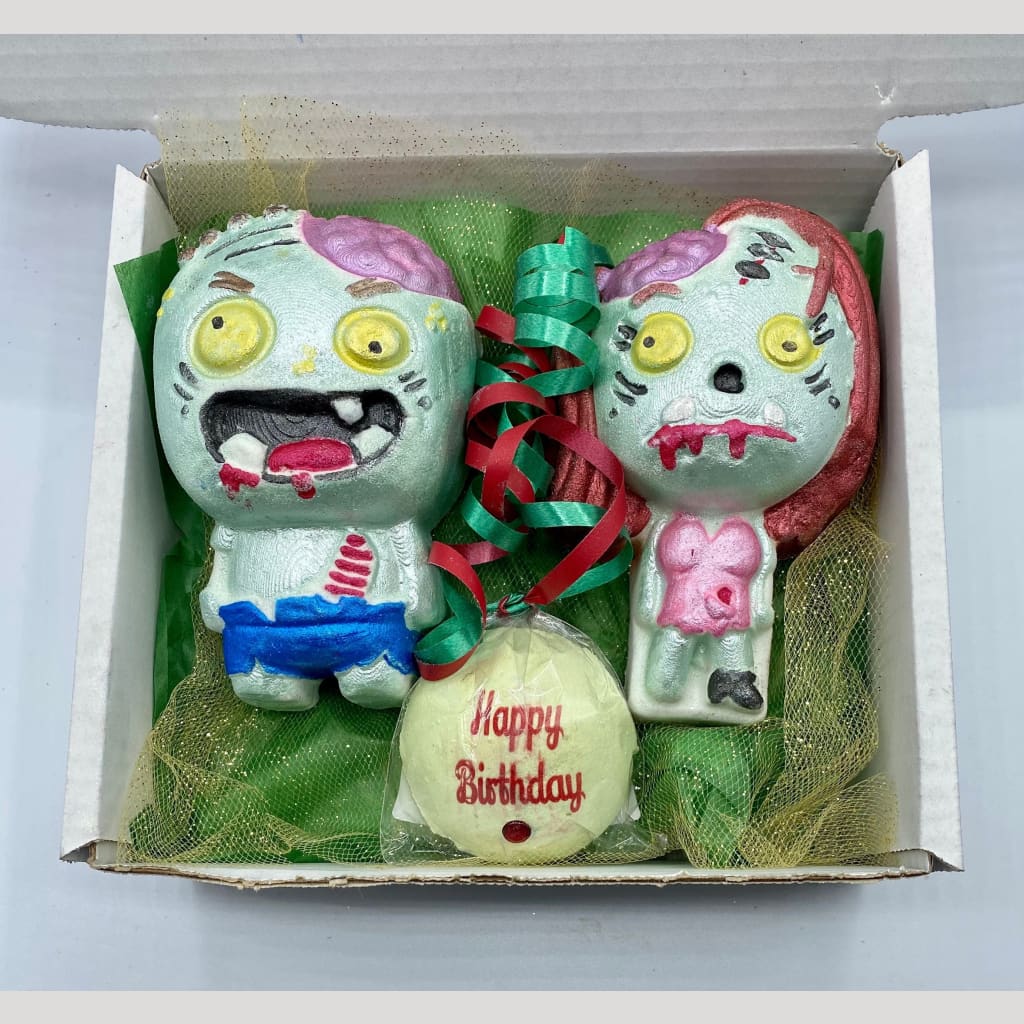 Zombie Birthday Bath Bomb Gift Set - Birthday