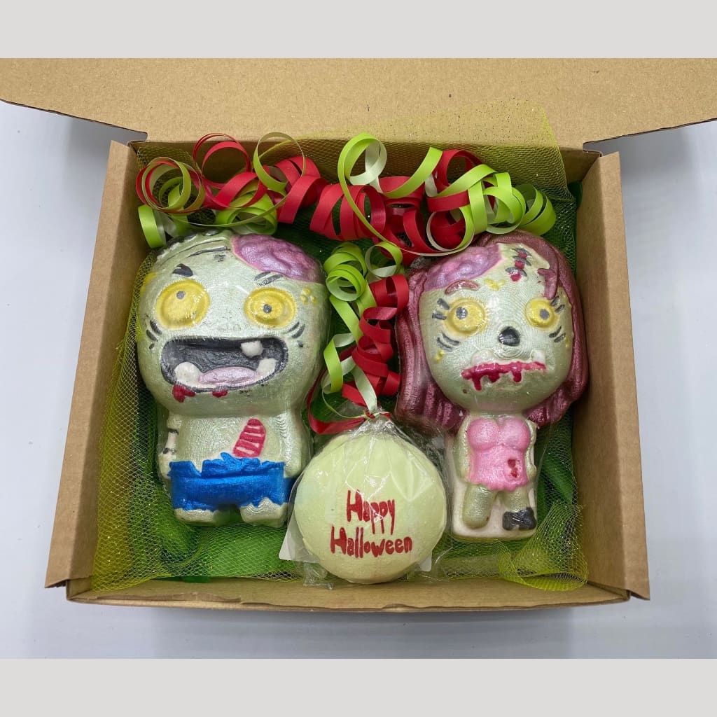 Zombie Halloween Bath Bomb Gift Set