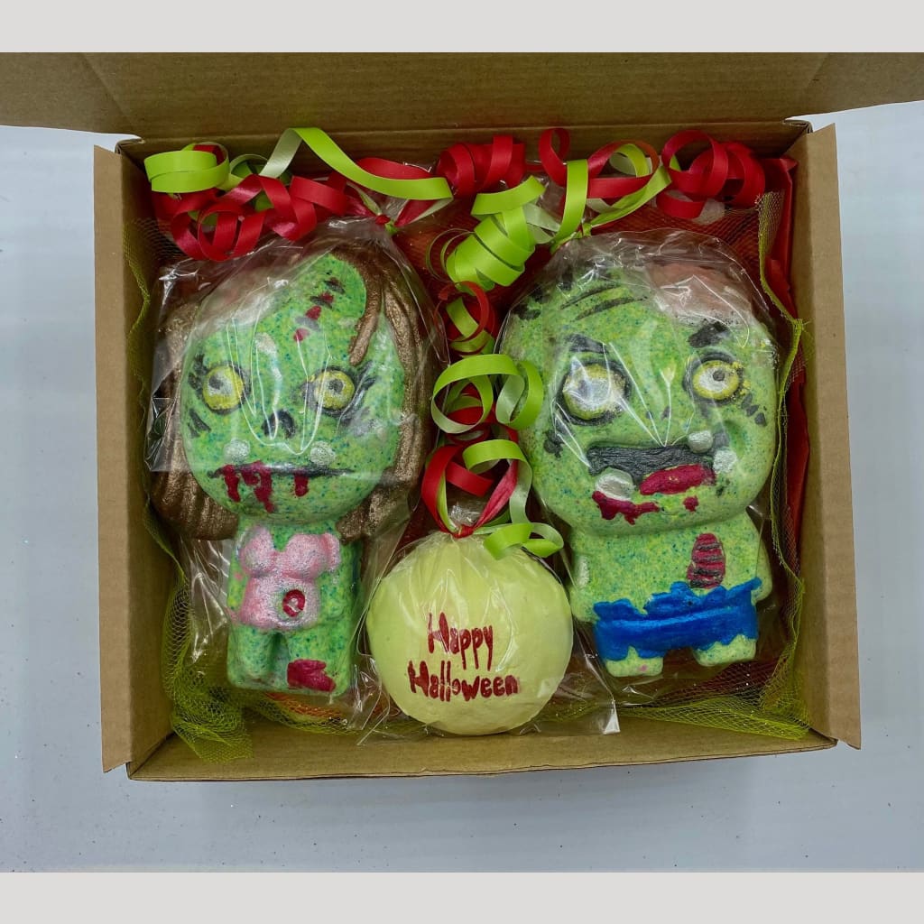 Zombie Halloween Bath Bomb Gift Set