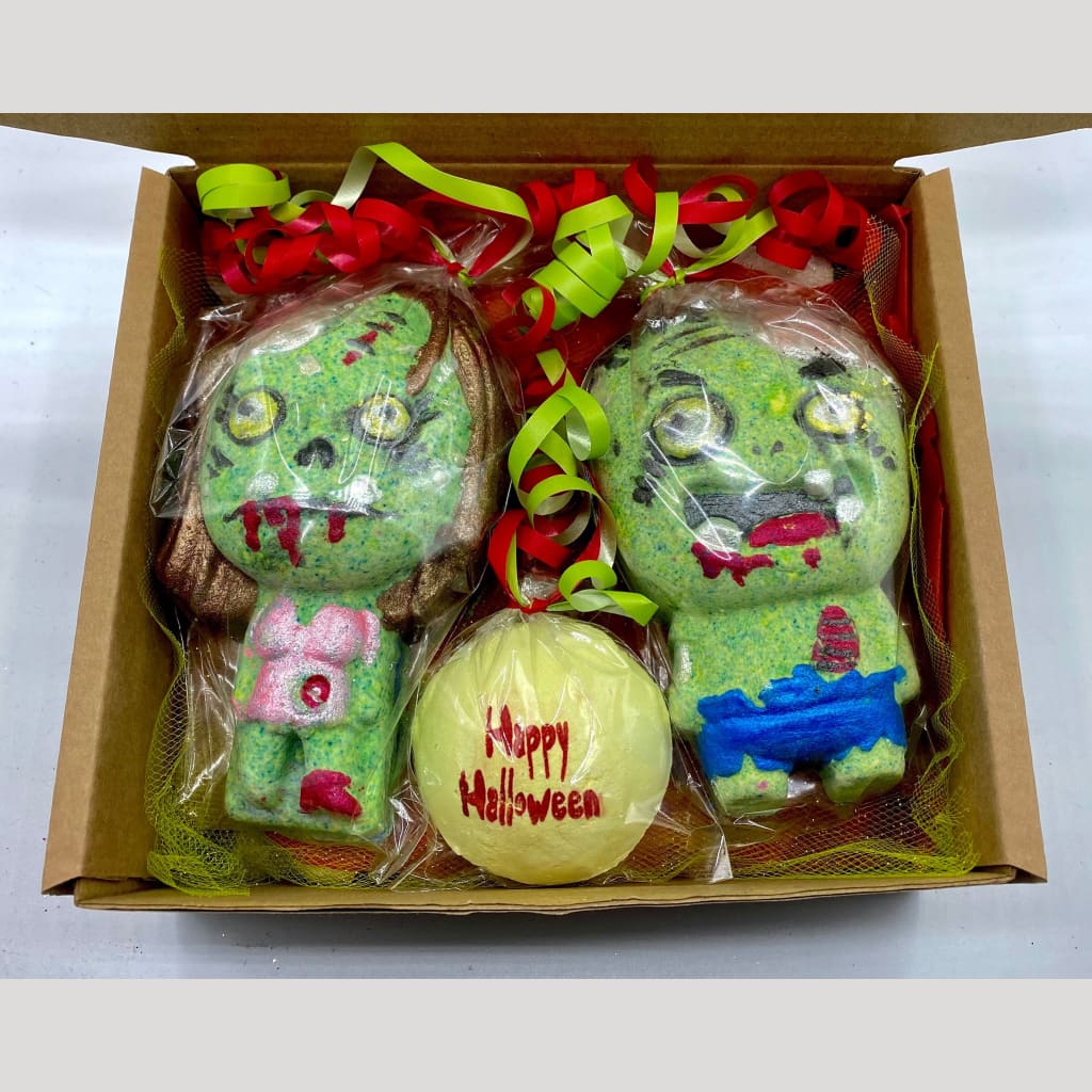 Zombie Halloween Bath Bomb Gift Set