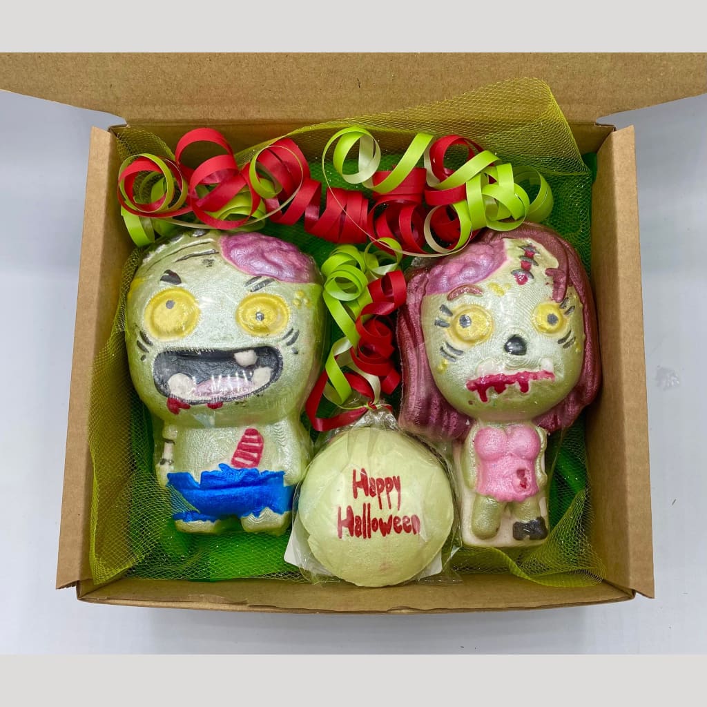 Zombie Halloween Bath Bomb Gift Set