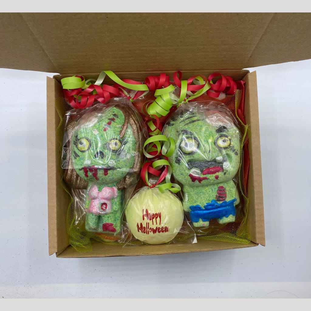Zombie Halloween Bath Bomb Gift Set
