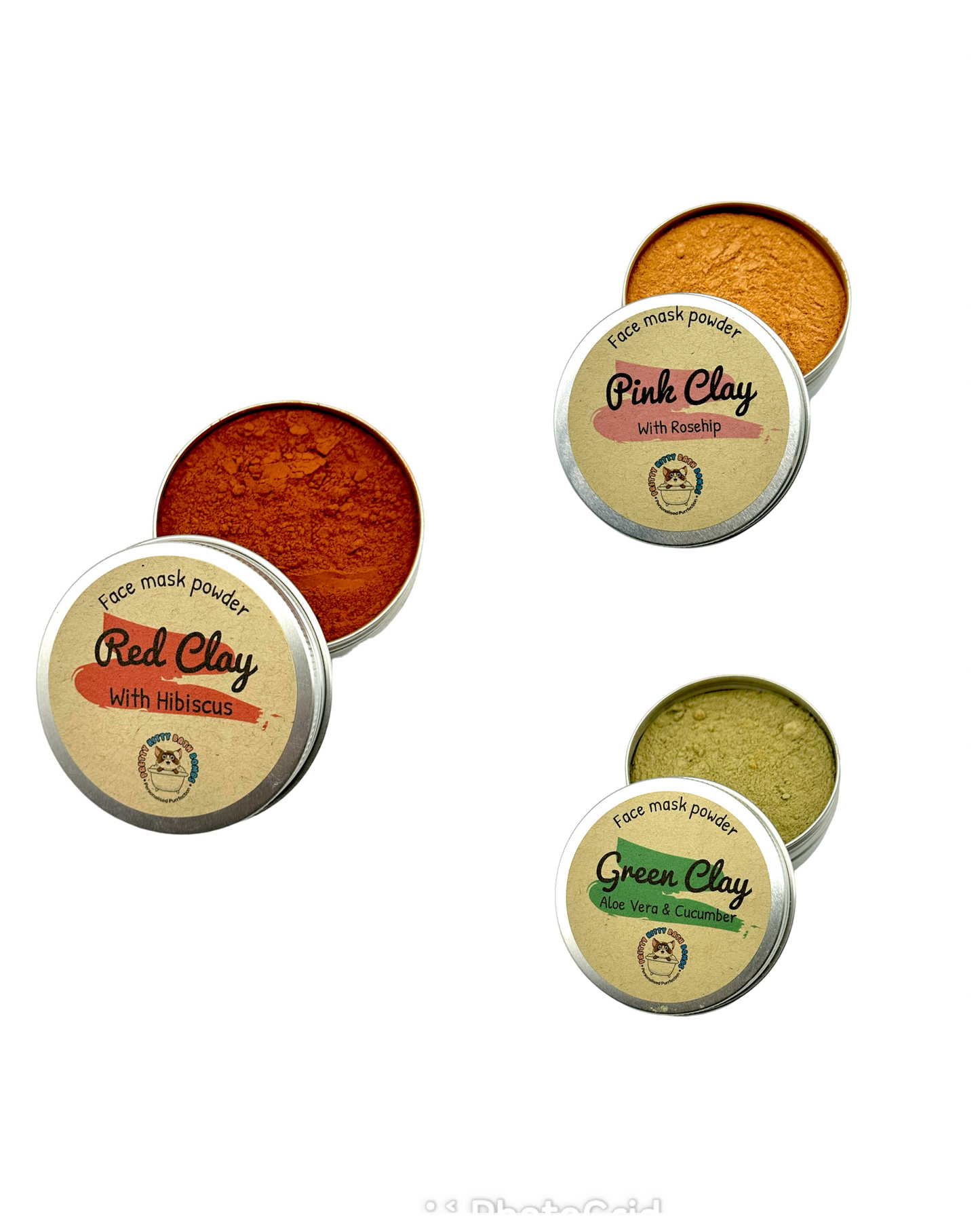 Natural Clay Exfoliating Face Masks