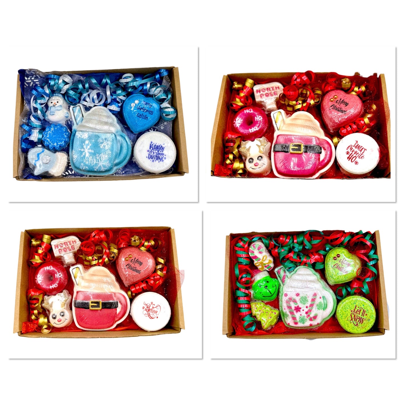 Christmas Hot Choc Mug  Bath Bomb Gift Set