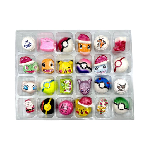 Catch ‘Em All Christmas Bath Bomb Advent Calendar - advent