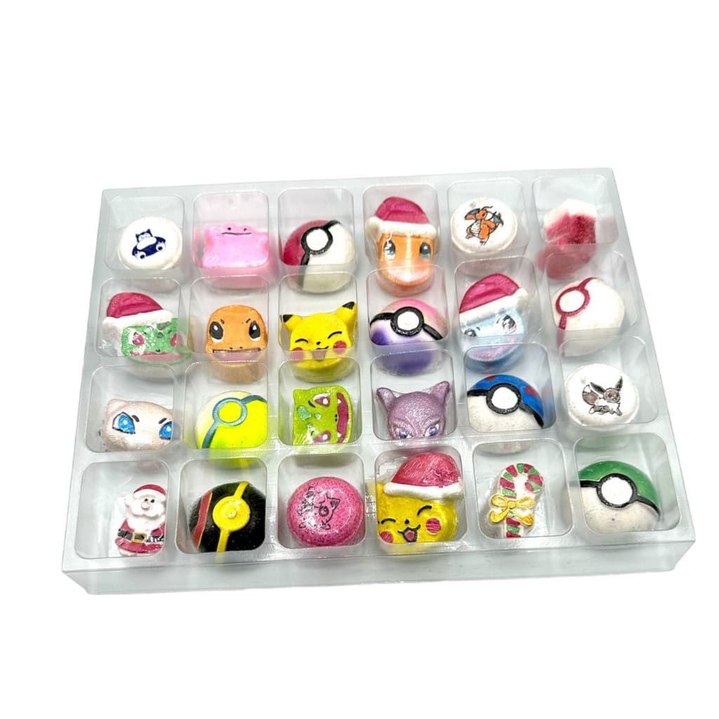 Catch ‘Em All Christmas Bath Bomb Advent Calendar - advent
