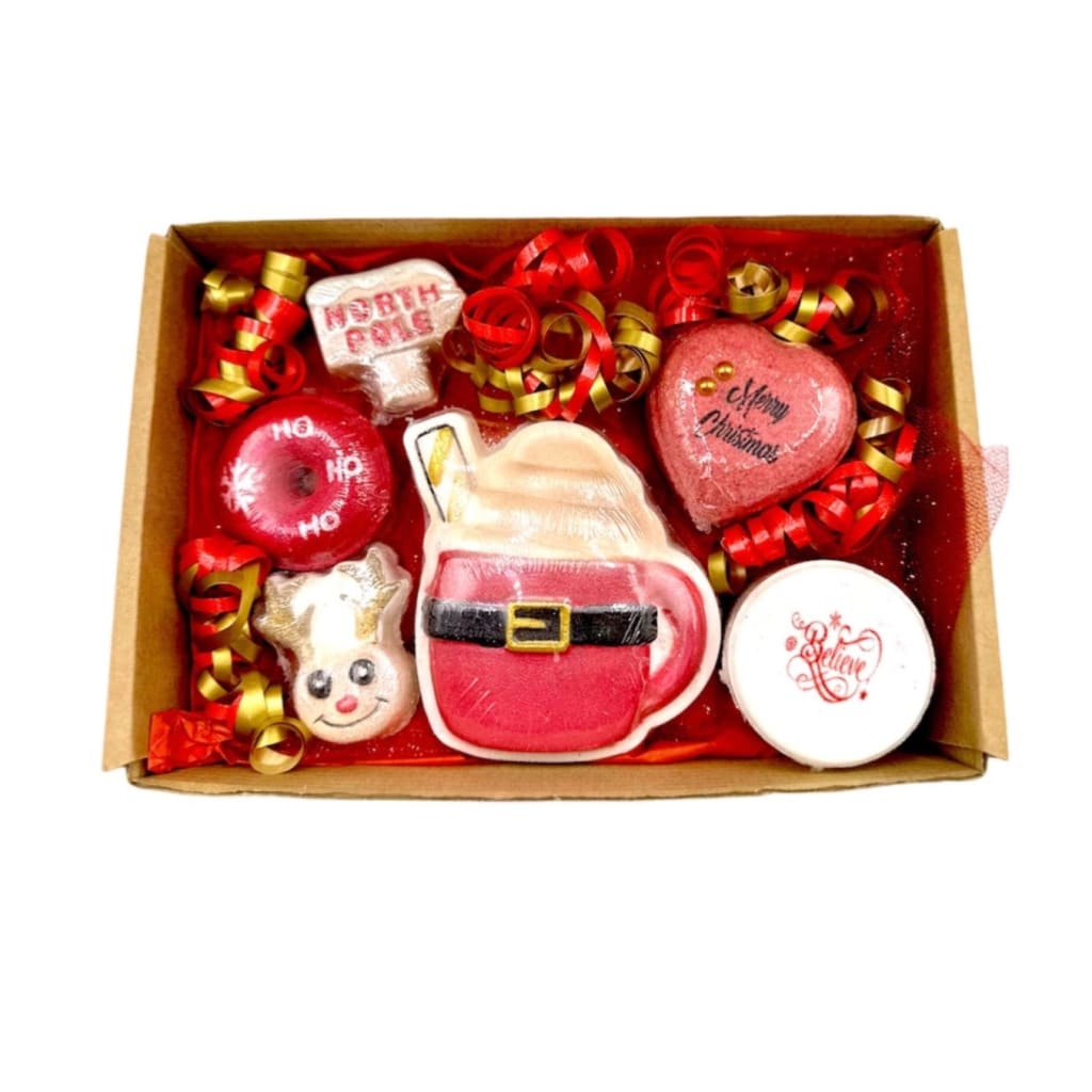 Christmas Hot Chocolate Bath Bomb Gift Set - Birthday