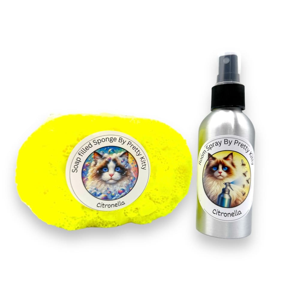 Citronella Soap Sponge and Room Spray Holiday Essentials