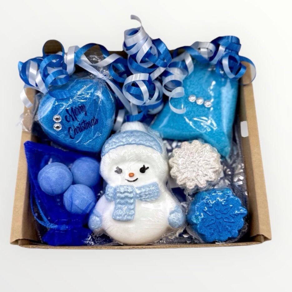 Cute Snowman Christmas Bath Bomb Gift Set - Christmas bath
