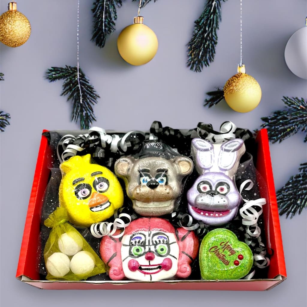 FNAF Christmas Bath Bomb Gift Set - Christmas bath bombs