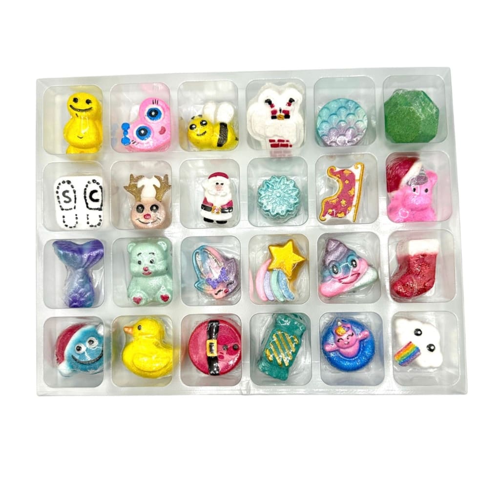 Girls Magical Unicorn Christmas Bath Bomb Advent Calendar -