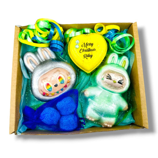 Labubu Bath Bomb Gift Set - Christmas bath bombs