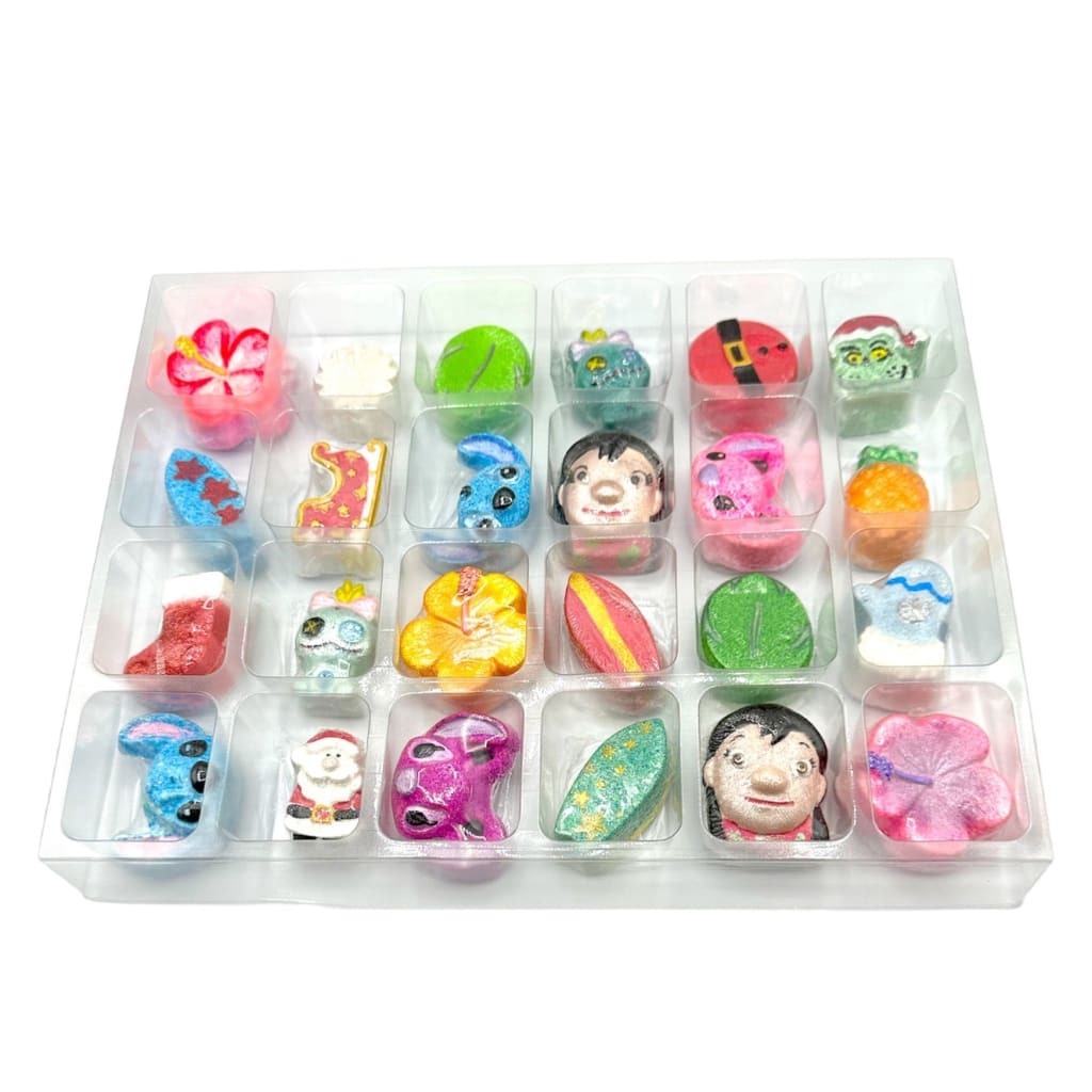 Little Blue Alien Christmas Bath Bomb Advent Calendar -