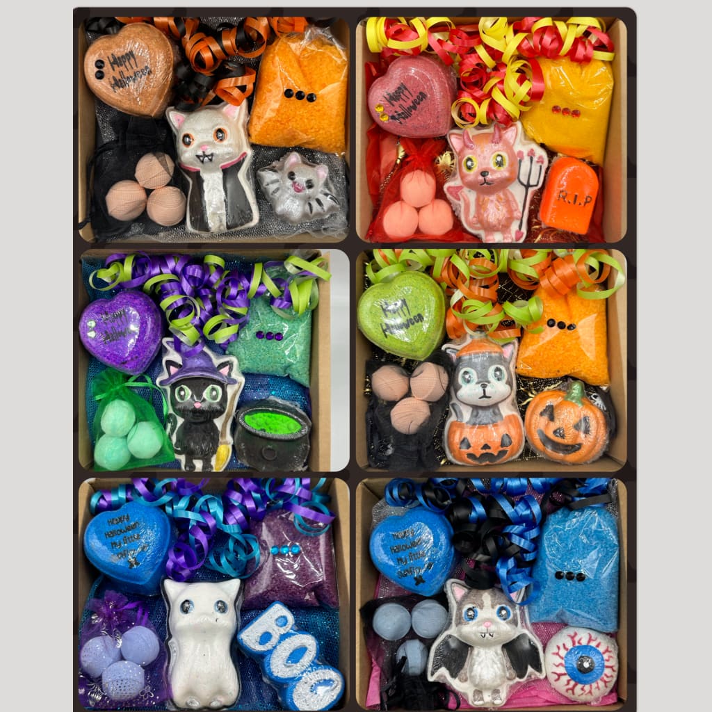 Meowloween Bath Bomb Gift Set - Halloween