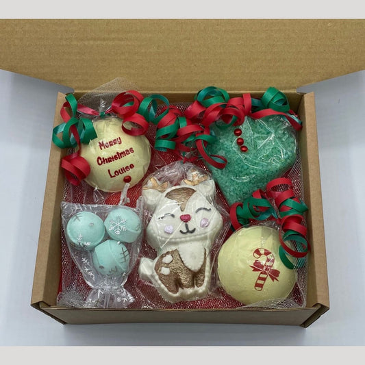 Rudolph Christmas Bath Bomb Gift Set - Christmas bath bombs